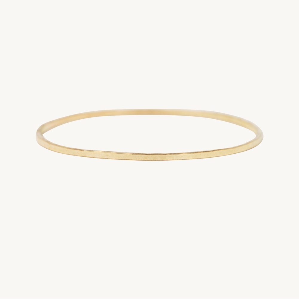 Catbird Threadbare Gold Stacking Rings - Picture 2 of 3